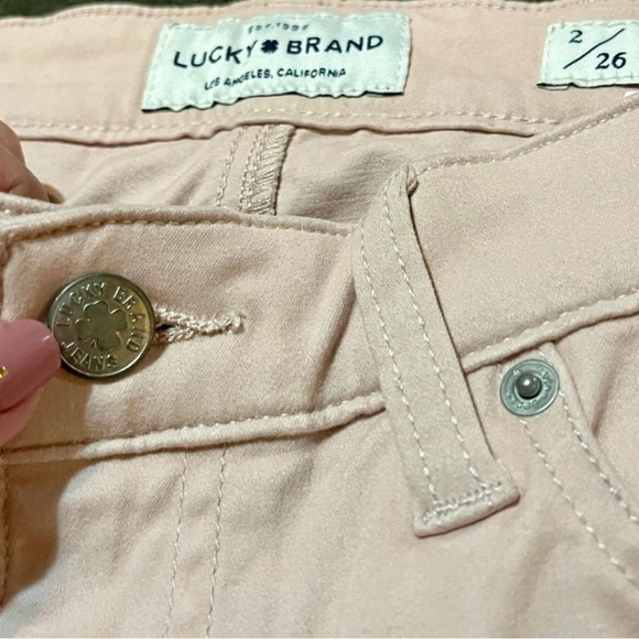 Lucky Brand Jeans Ava Leggings Skinny Fit Blush Pink SZ 2/26 - Picture 4 of 11